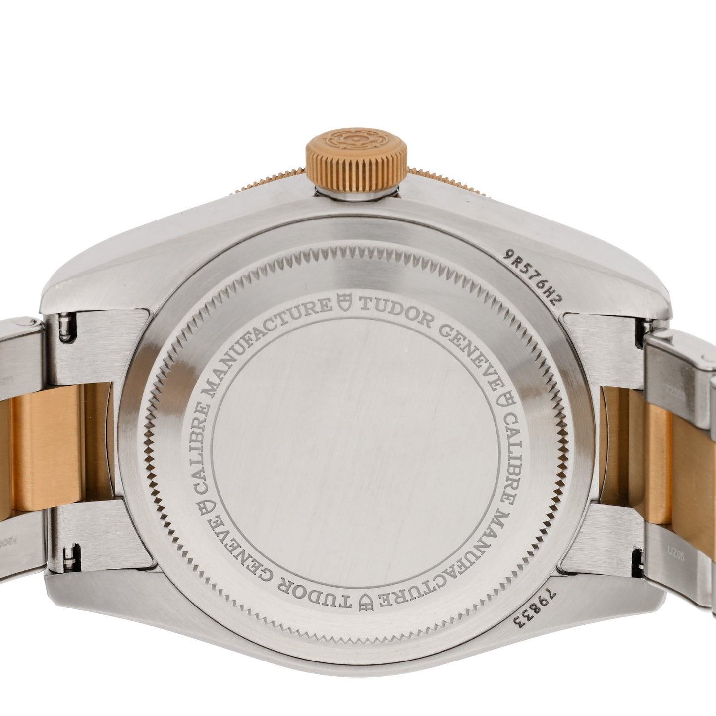 Stainless Steel 18K Yellow Gold 41mm Black Bay S&G Chronograph Automatic Watch Black 79833MN