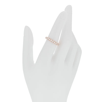 Parker & West by FASHIONPHILE 18K Rose Gold Diamond 1.08ct Full Eternity Band Ring 53 6.25 2 of 4