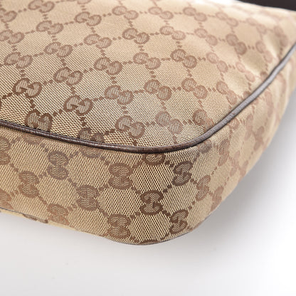 Gucci Monogram Medium Charmy Hobo Dark Brown 12 of 18