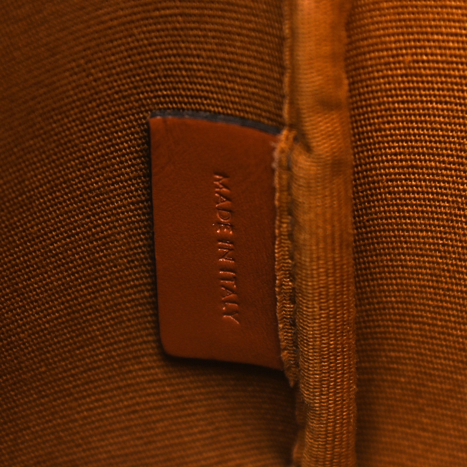 Celine Triomphe Canvas Calfskin Small Bucket Bag Tan 7 of 9