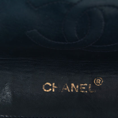 Chanel Lambskin Quilted Small Single Flap Navy 7 of 10