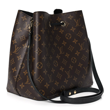 Louis Vuitton Monogram Neonoe MM Black 3 of 12