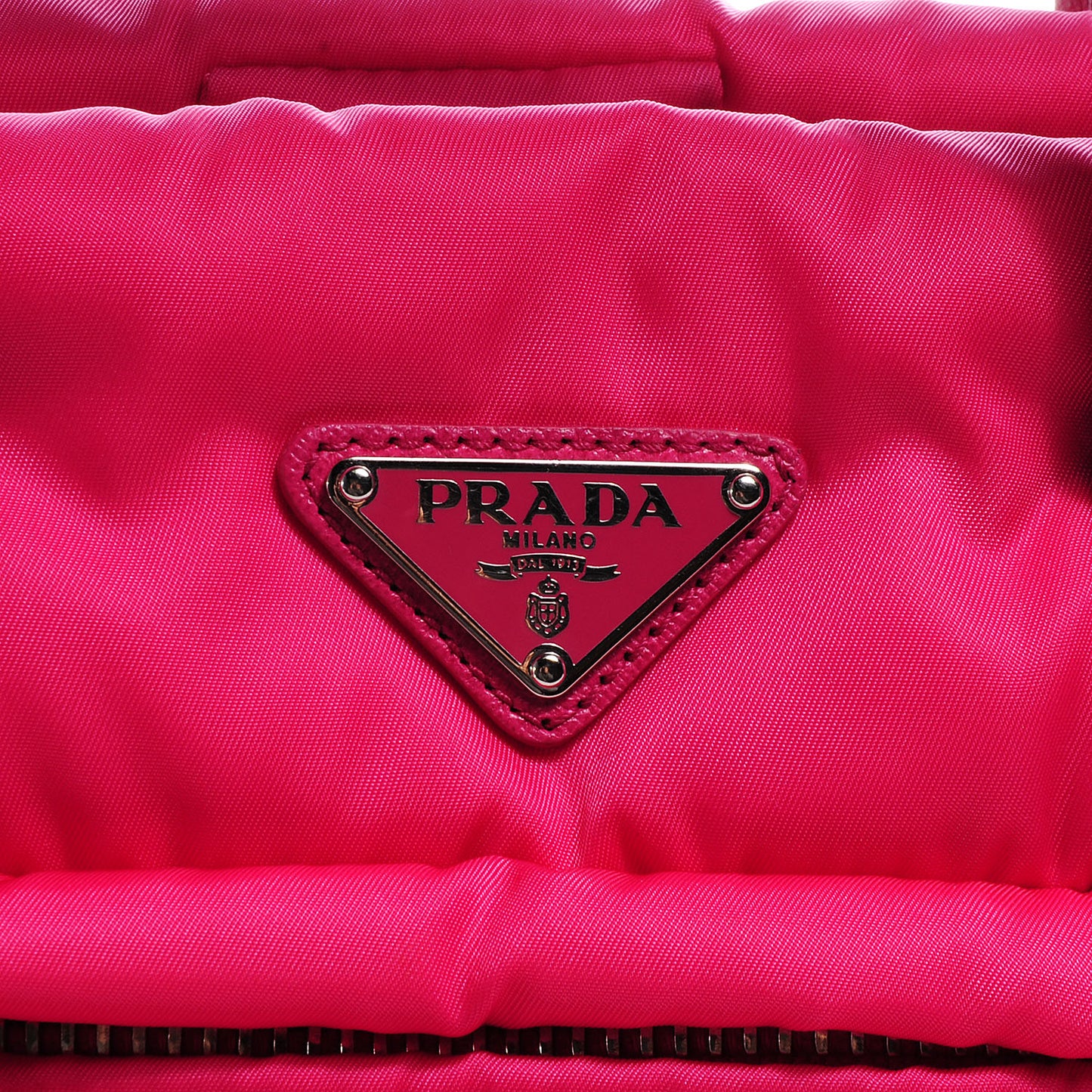 Tessuto Bomber Small Tote Fuxia