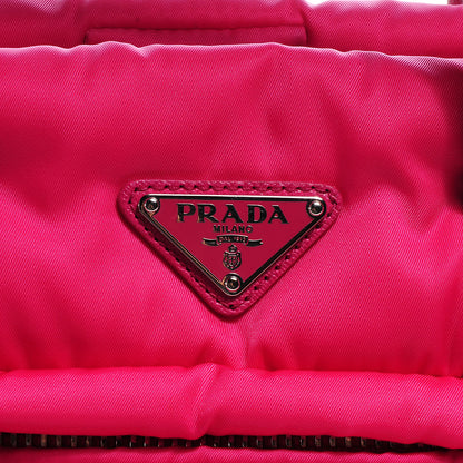Prada Tessuto Bomber Small Tote Fuxia 9 of 9