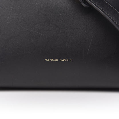 Mansur Gavriel Calfskin Mini Bucket Bag Black Ballerina 8 of 8
