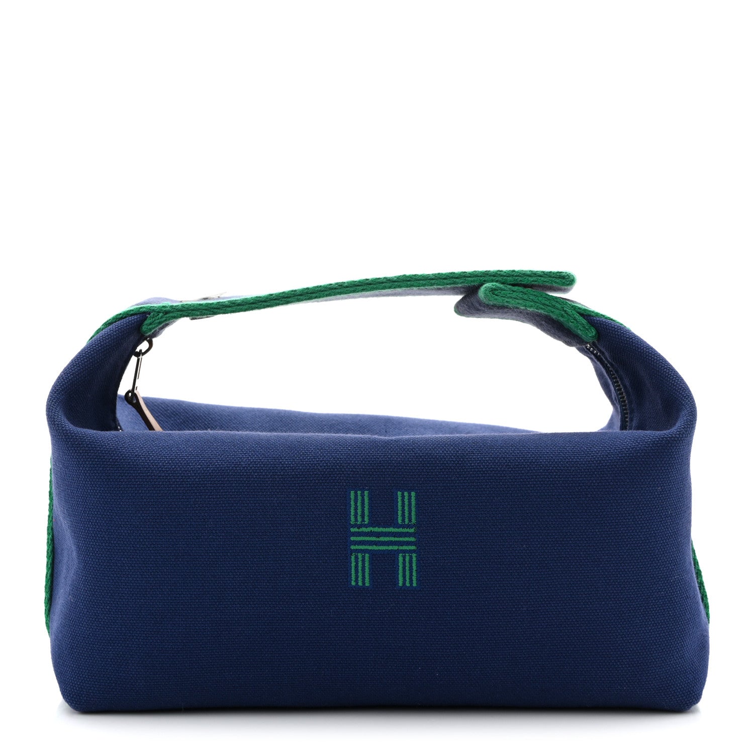 Hermes Canvas Small Bride-A-Brac Pouch Marine 1 of 10