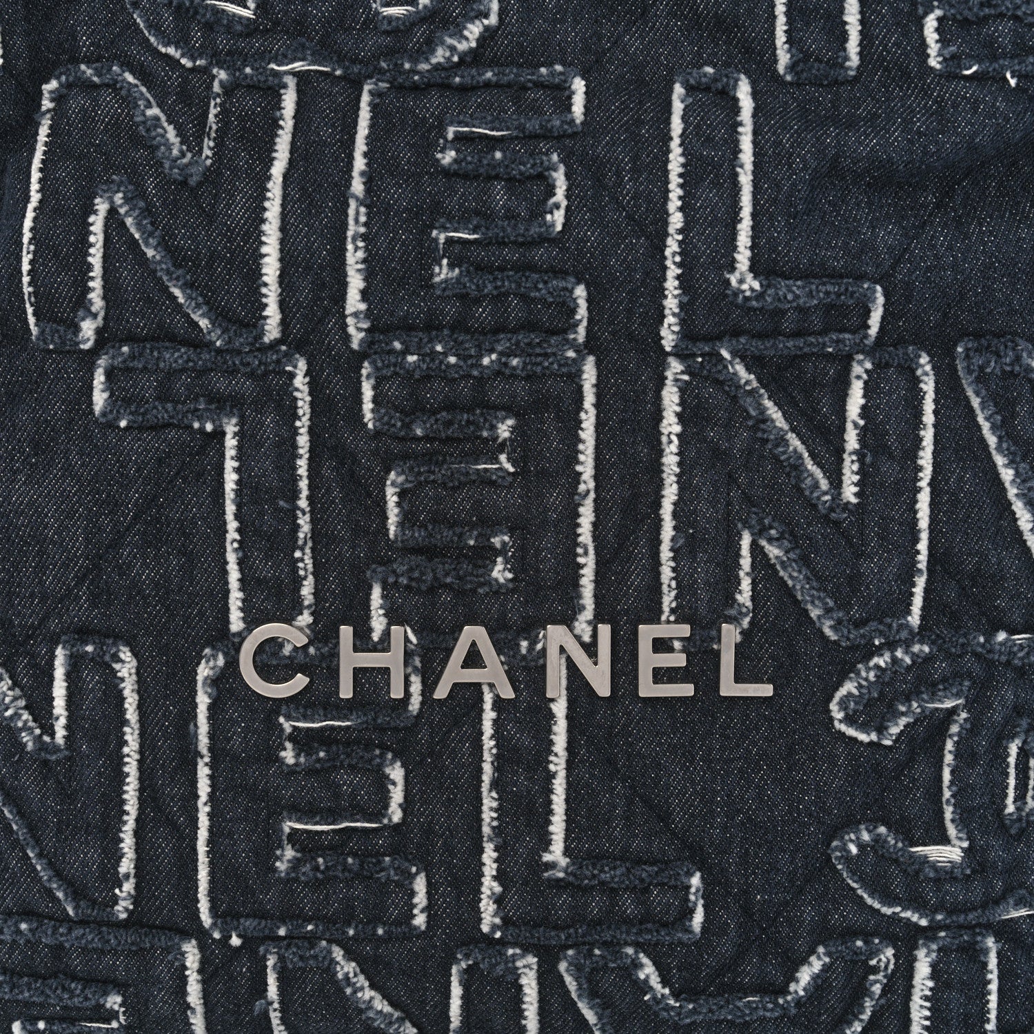 Chanel Denim Patchwork Quilted Chanel 22 Black 9 of 12