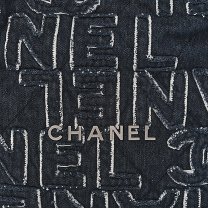 Chanel Denim Patchwork Quilted Chanel 22 Black 9 of 12