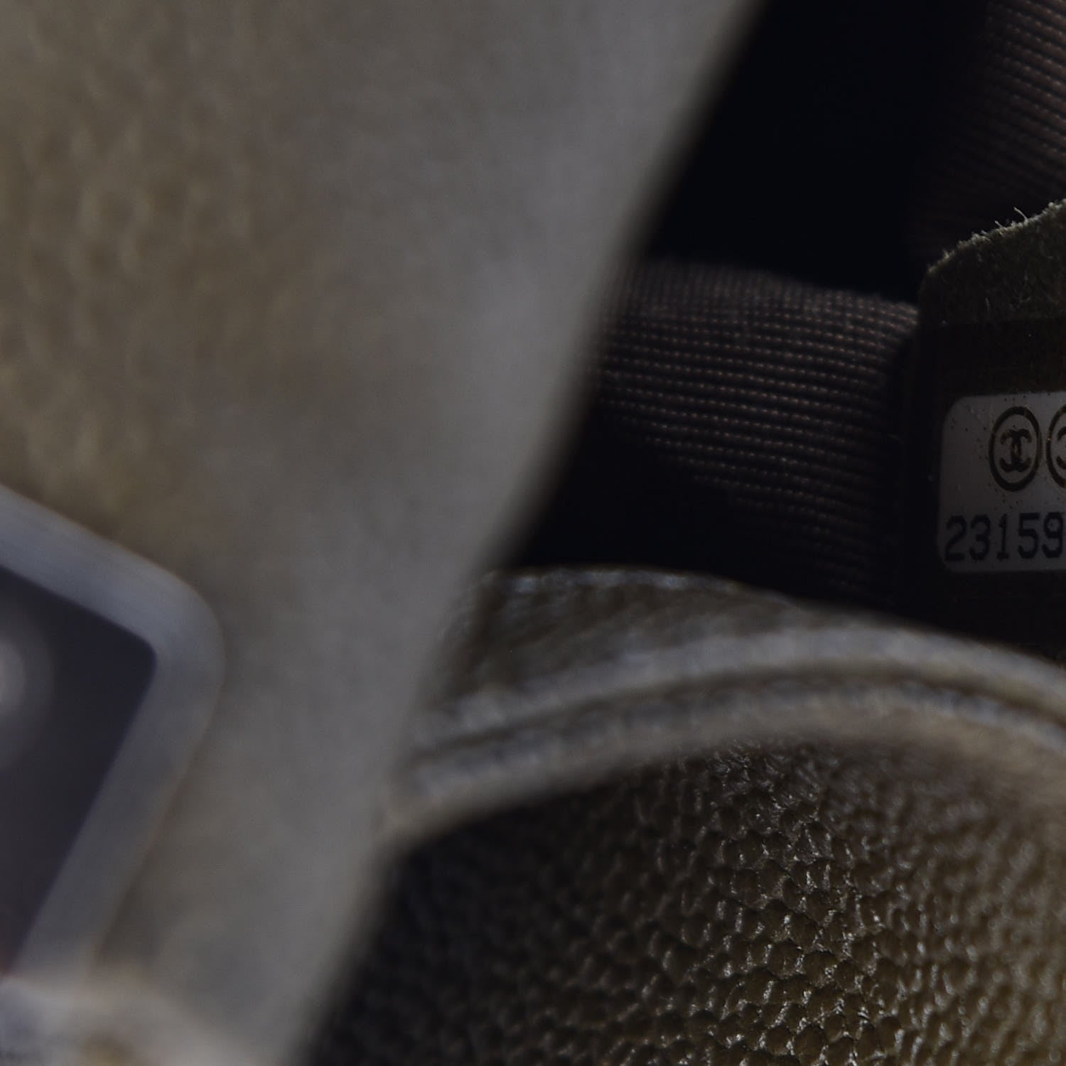 Chanel Caviar Quilted Medium Boy Flap Khaki 7 of 9