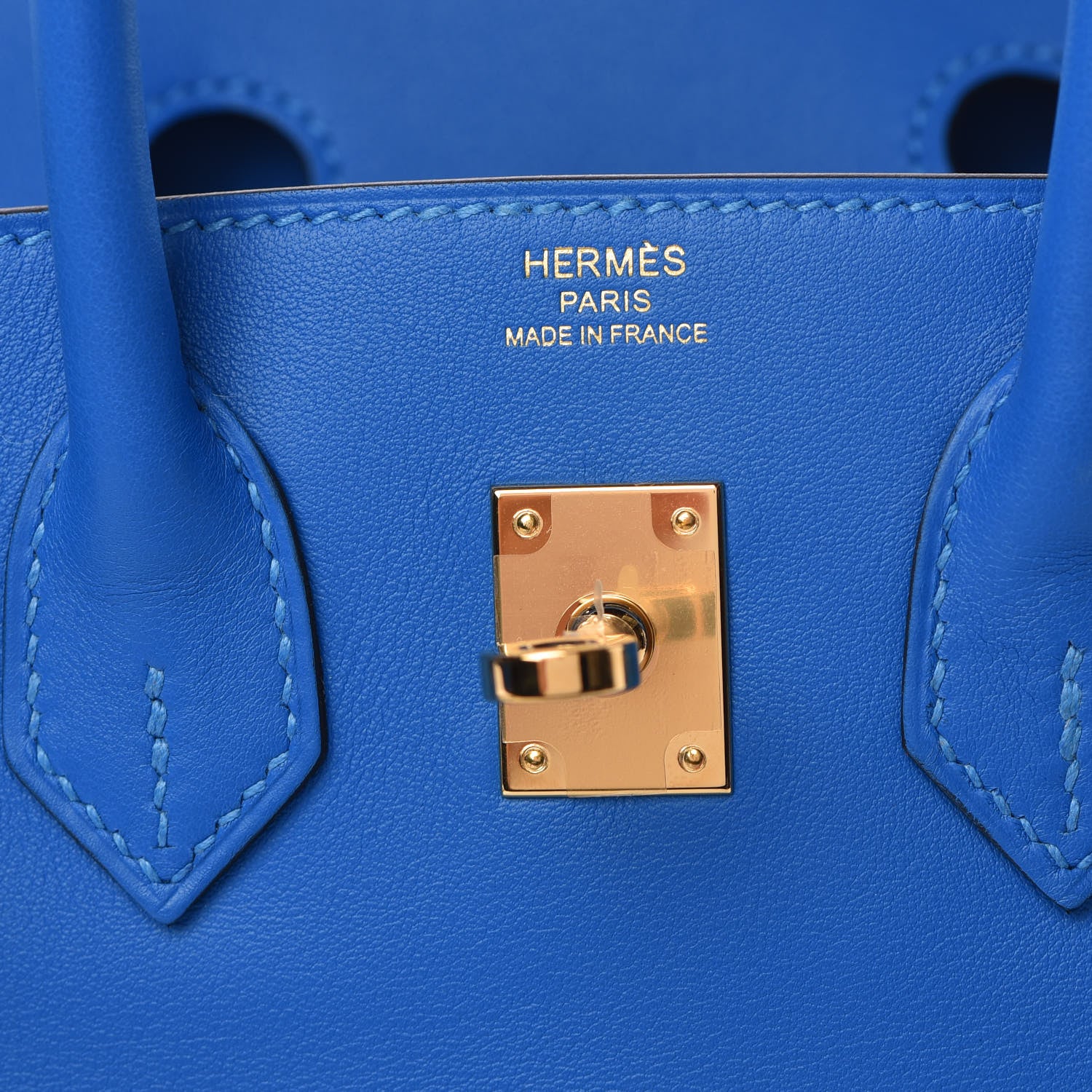 Hermes Swift Birkin 25 Bleu Hydra 28 of 37