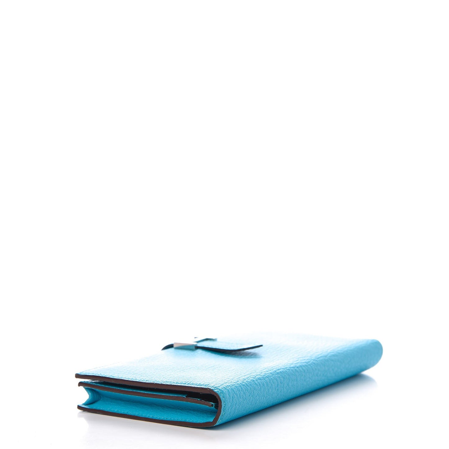 Chevre Mysore Bearn Gusset Wallet Bleu Azteque