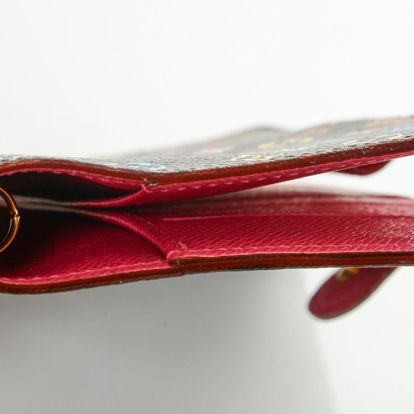 Monogram Multicolor Small Ring Agenda Cover Black Grenade