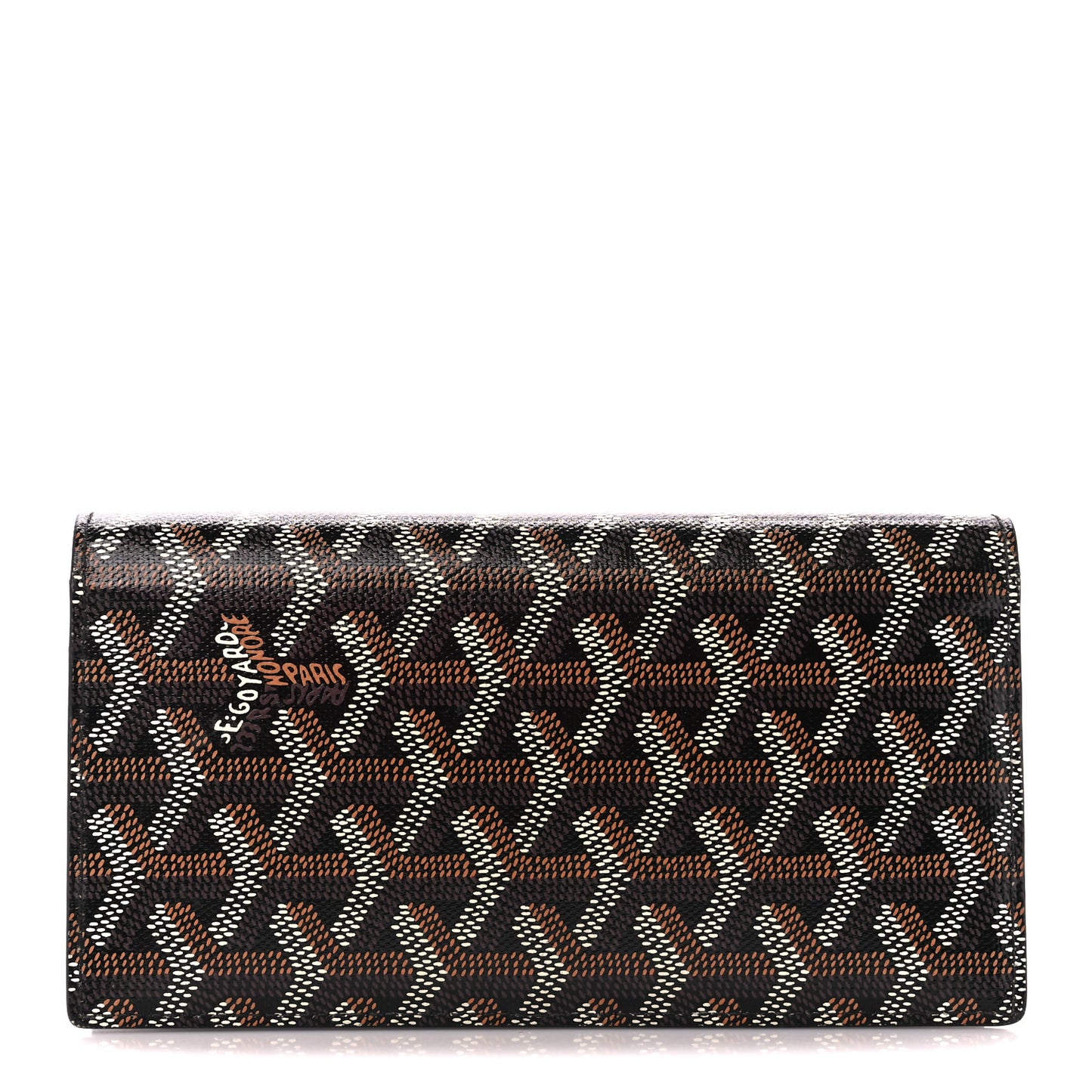 Goyardine Saint-Lambert Wallet Black Gold