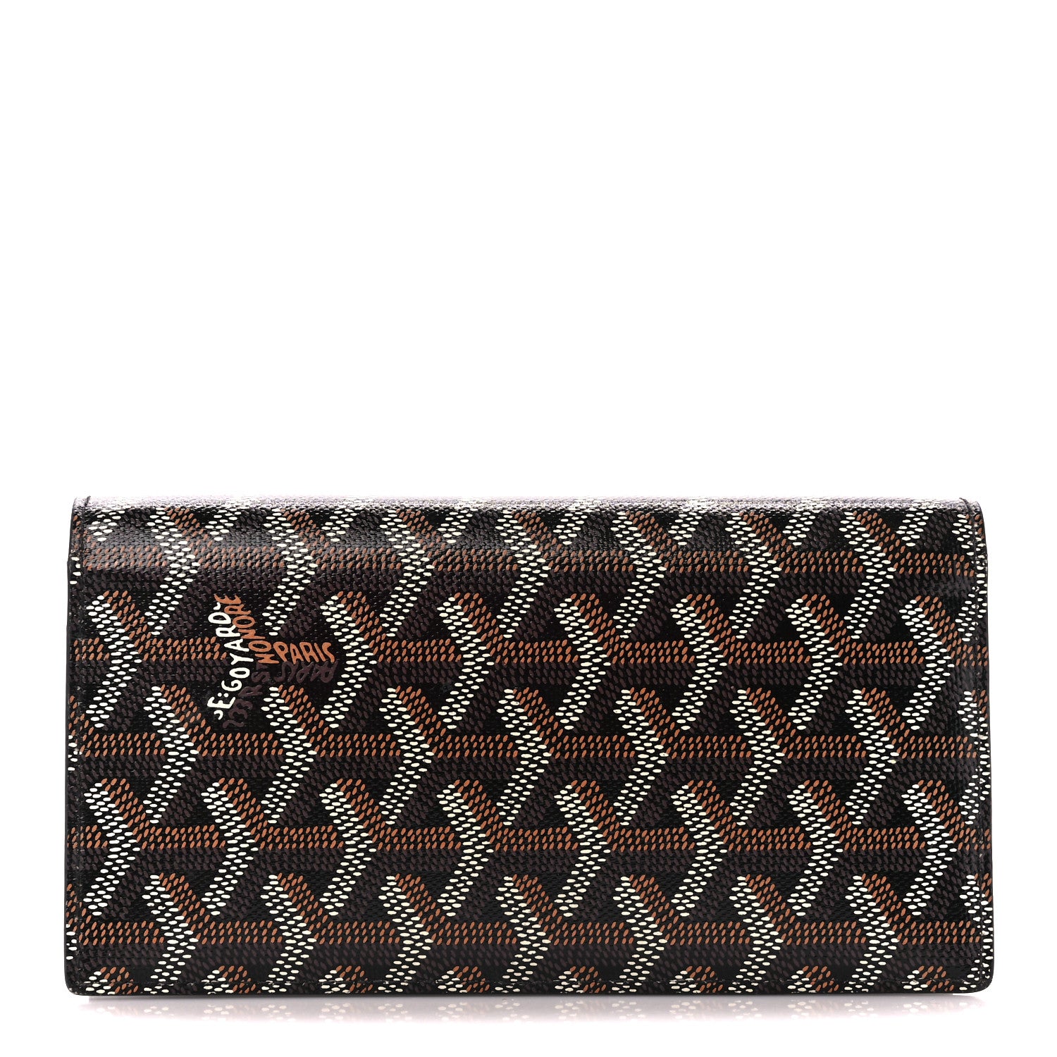 Goyard Goyardine Saint-Lambert Wallet Black Gold 1 of 14