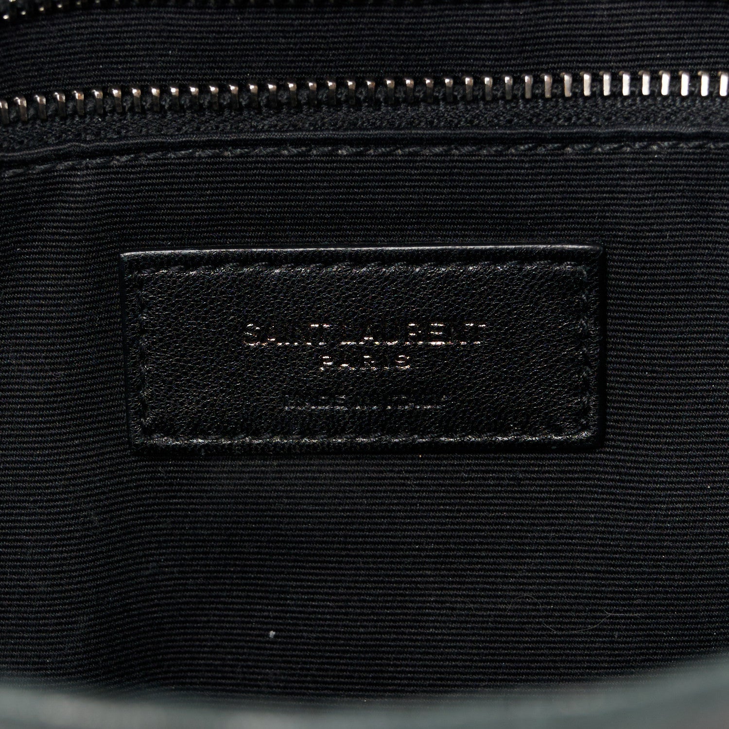 Saint Laurent Cotton Bandana Monogram Medium Niki Chain Satchel Black White 6 of 15
