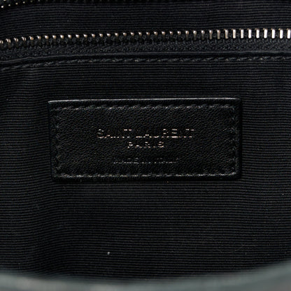Saint Laurent Cotton Bandana Monogram Medium Niki Chain Satchel Black White 6 of 15