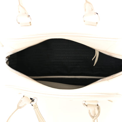 Prada Vitello Phenix Bowling Bag Talco 5 of 9