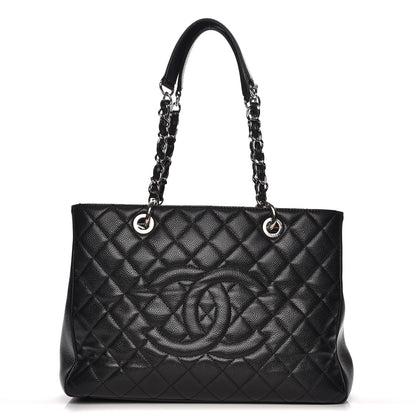Chanel Caviar Quilted Grand Shopping Tote GST Black 1 of 8