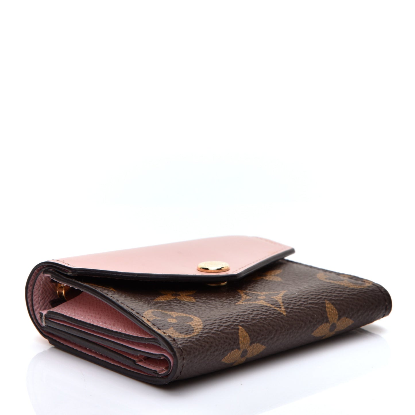 Monogram Zoe Wallet Rose Ballerine