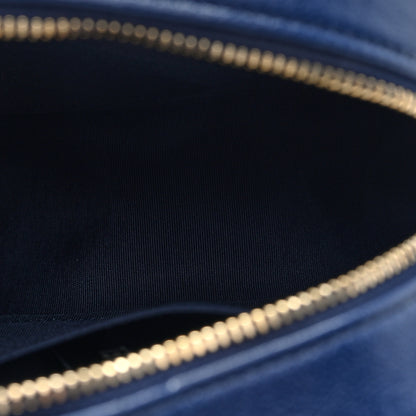 Chanel Lambskin Quilted Chanel 19 Round Clutch With Chain  Navy 5 of 10