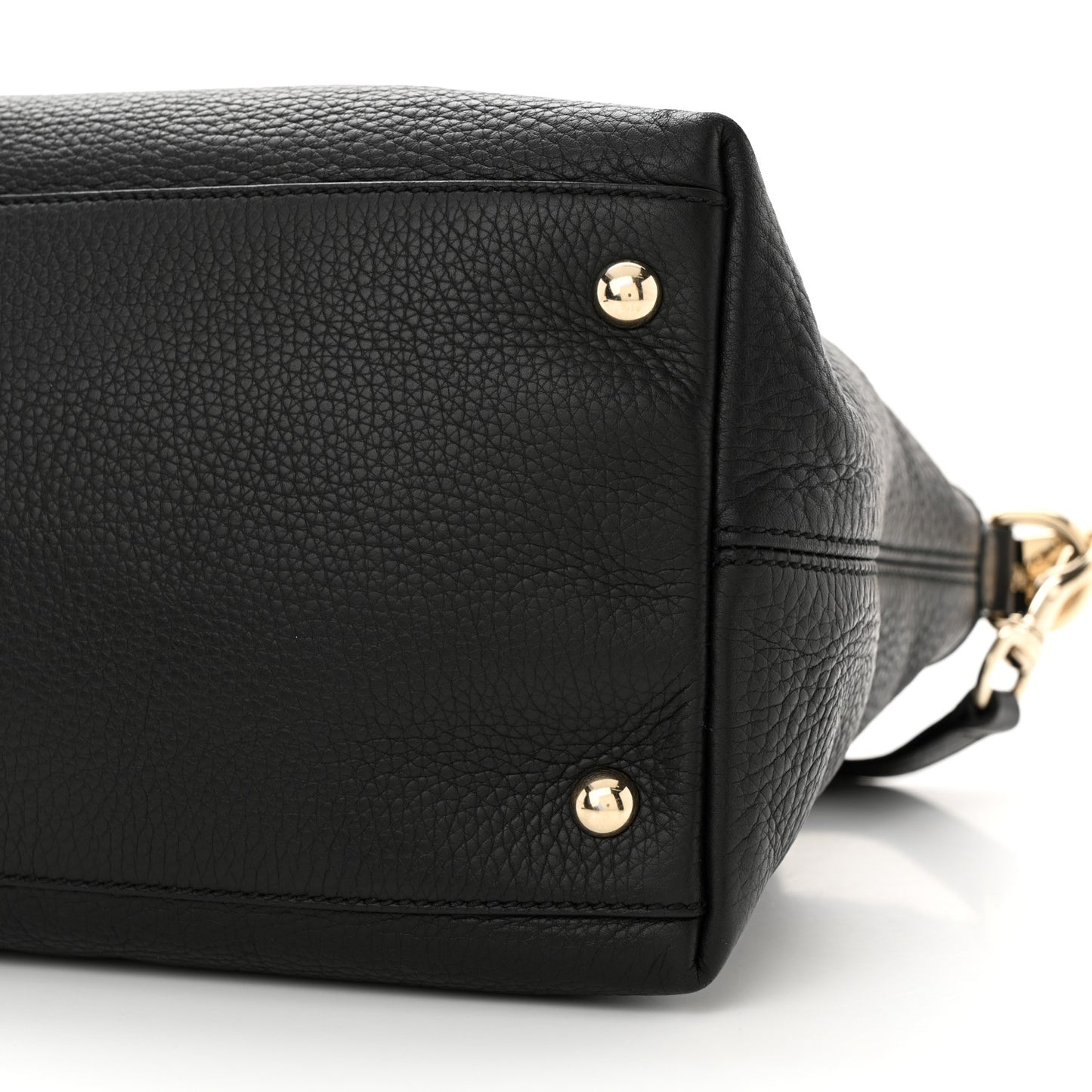 Cellarius Calfskin Small Soho Top Handle Satchel Black