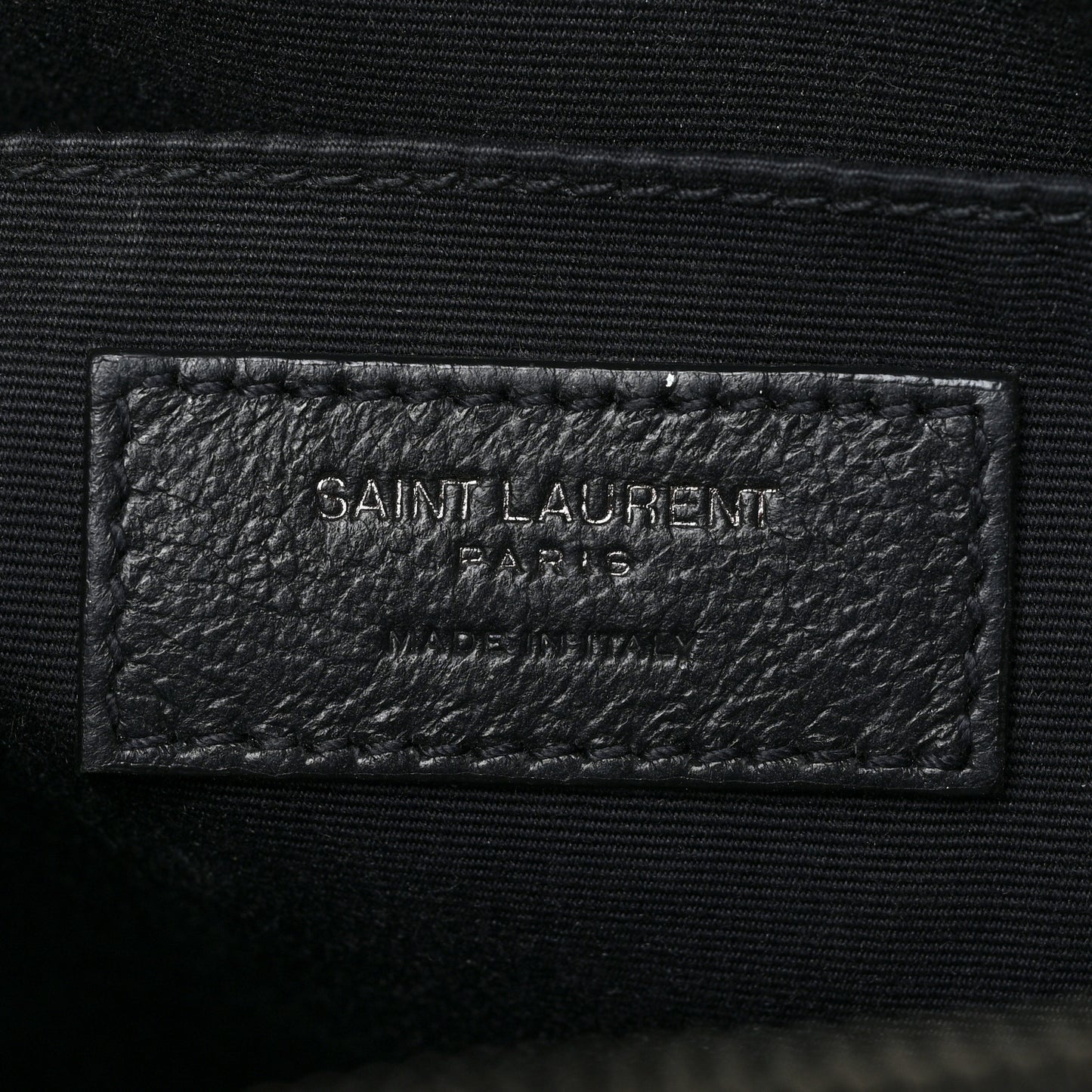 Patent Calfskin Matelasse Monogram Lou Camera Bag Black
