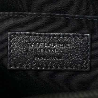 Saint Laurent Patent Calfskin Matelasse Monogram Lou Camera Bag Black 6 of 13