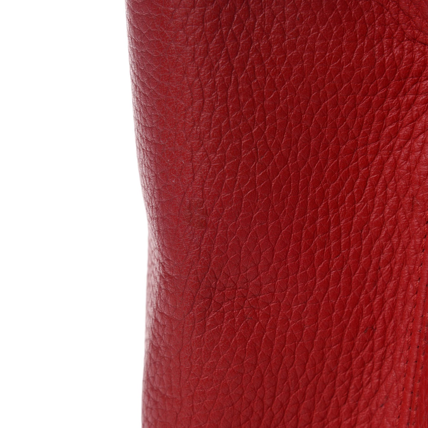 Taurillon Snakeskin Capucines MM Rubis