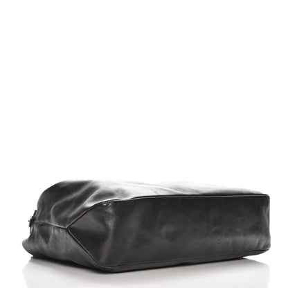Gucci Calfskin Large Horsebit Chain Hobo Black 4 of 8