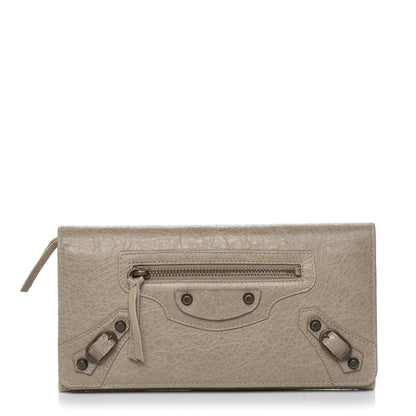 Balenciaga Agneau Classic Hardware Money Wallet Papyrus 1 of 12