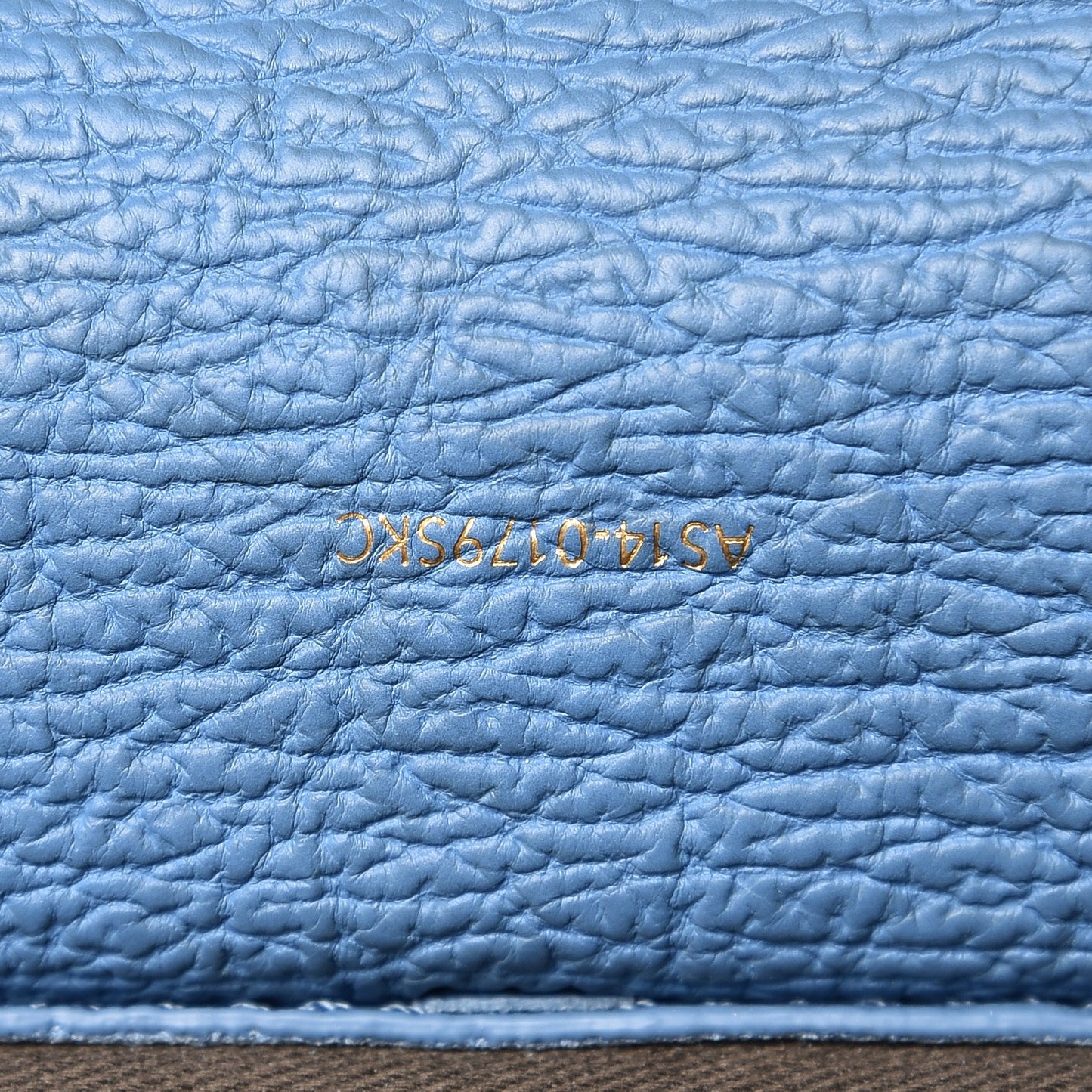 3.1 Textured Calfskin Medium Pashli Satchel Light Blue