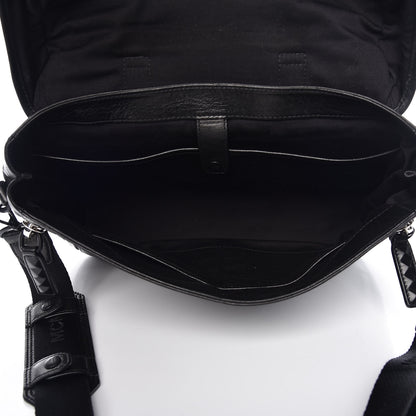 MCM Lambskin Mens Medium Killian Messenger Bag Black 5 of 14