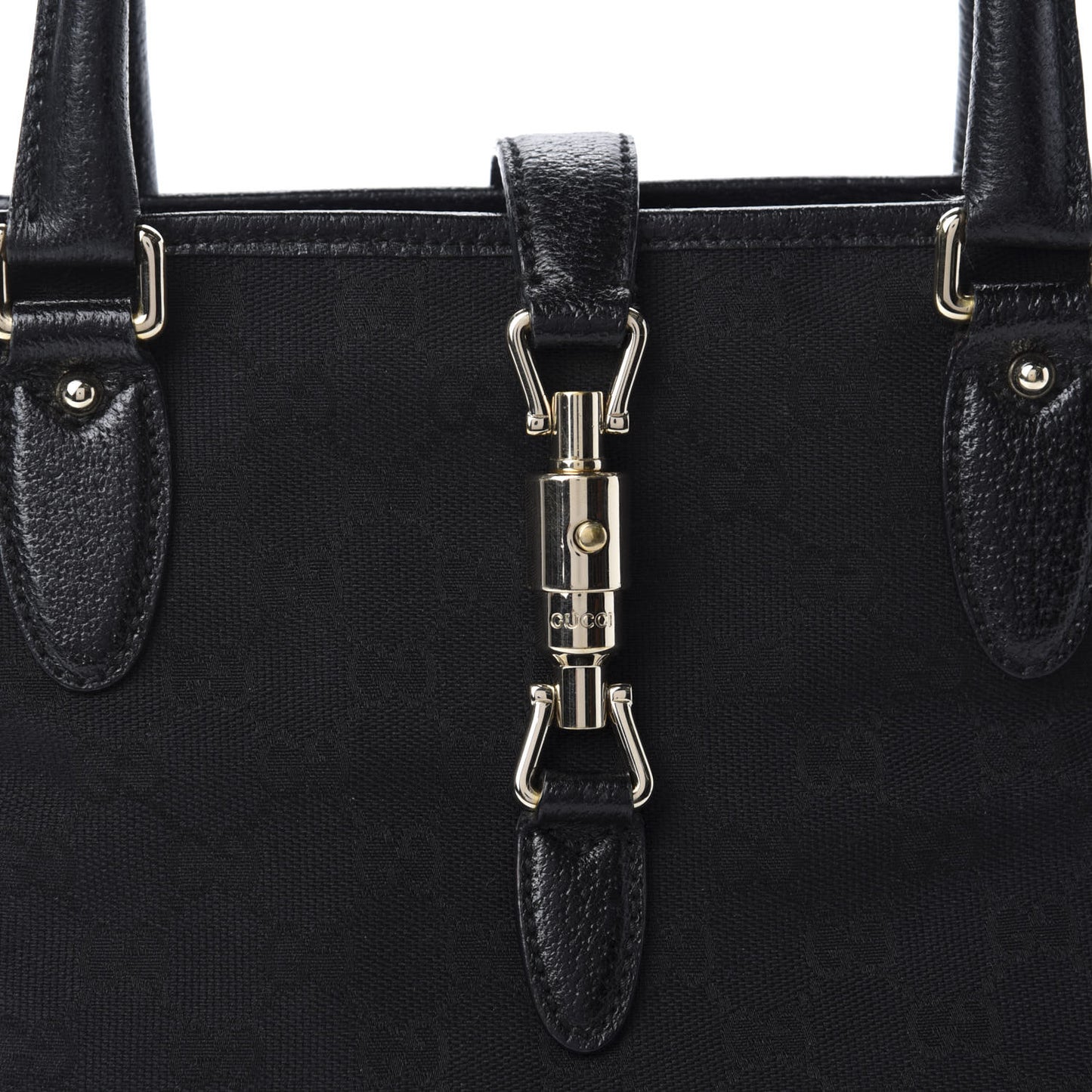 Monogram Small Jackie O Shoulder Bag Black