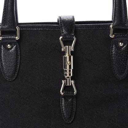 Gucci Monogram Small Jackie O Shoulder Bag Black 11 of 11