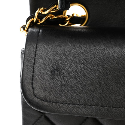 Chanel Lambskin Quilted Small Double Flap Black 13 of 14