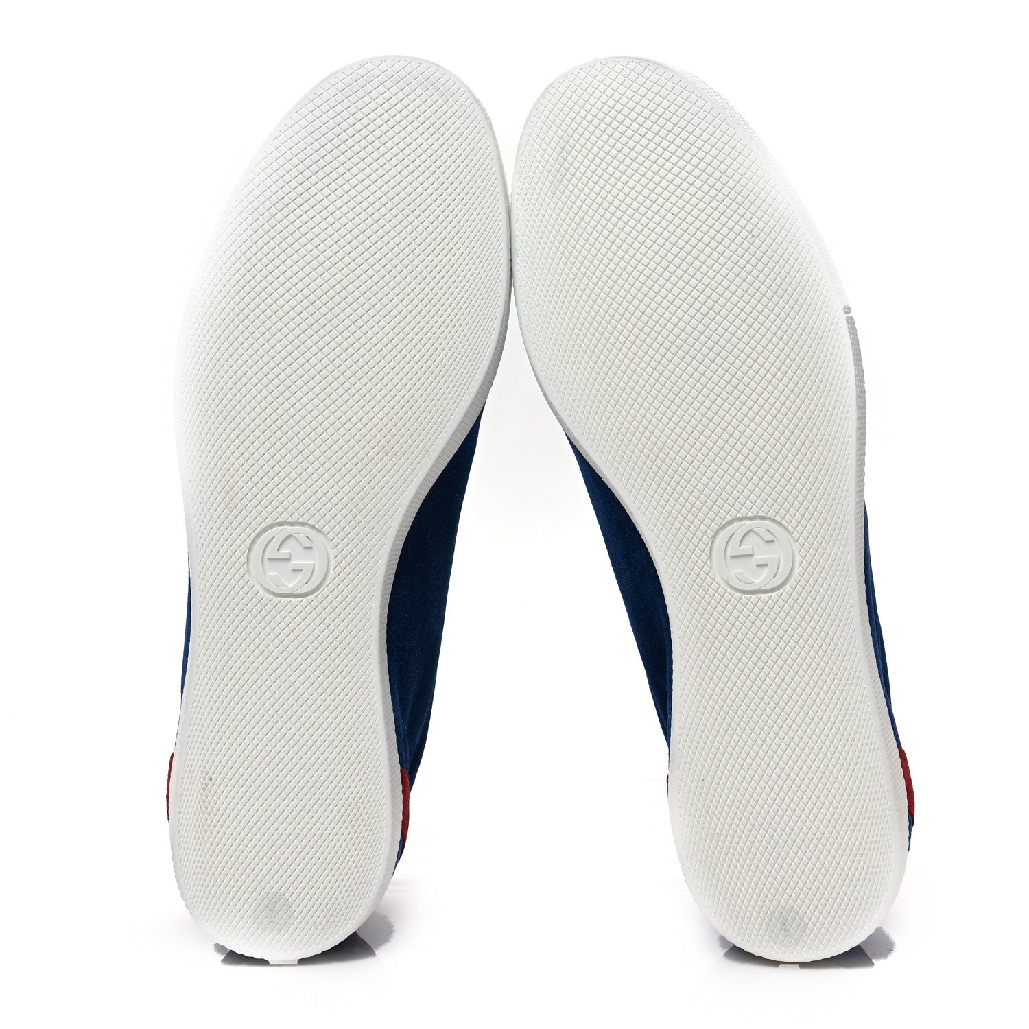 Gucci Suede Mens Softy Tek Sneakers 8 Blue 5 of 8