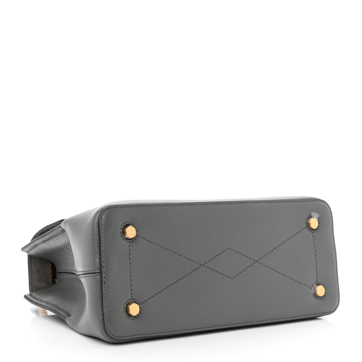 Mulberry Small Classic Grain Calfskin Mini Seaton Grey 4 of 9