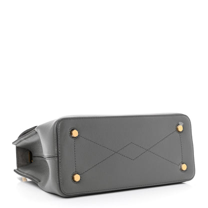 Mulberry Small Classic Grain Calfskin Mini Seaton Grey 4 of 9