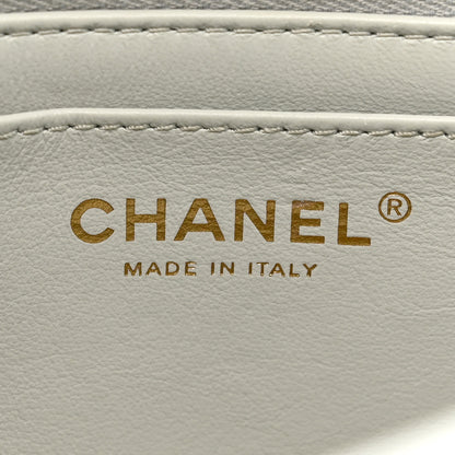 Chanel Lambskin Quilted Small Sweet Camellia Flap Light Blue 6 of 12