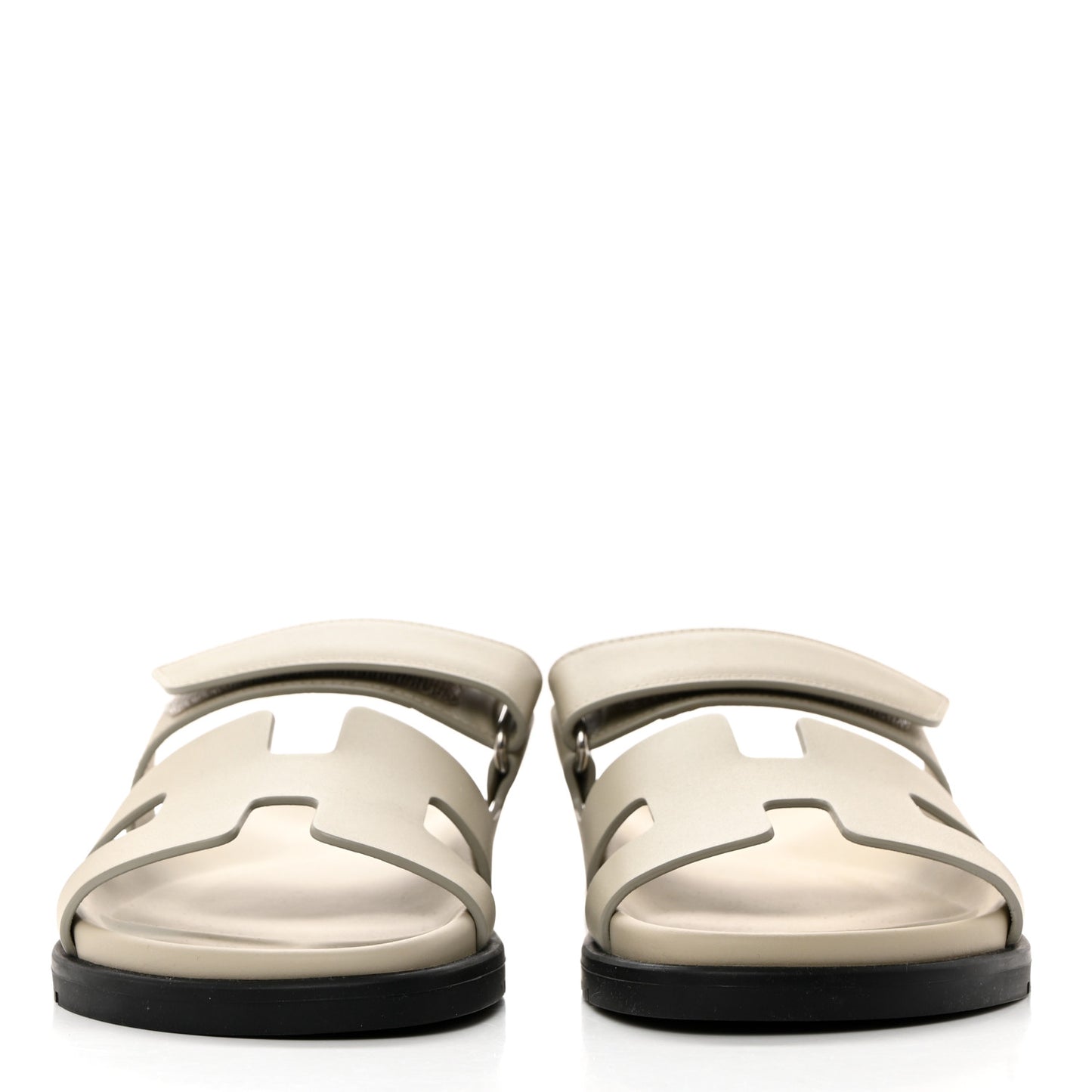 Calfskin Womens Chypre Sandals 37 Beige Esquisse