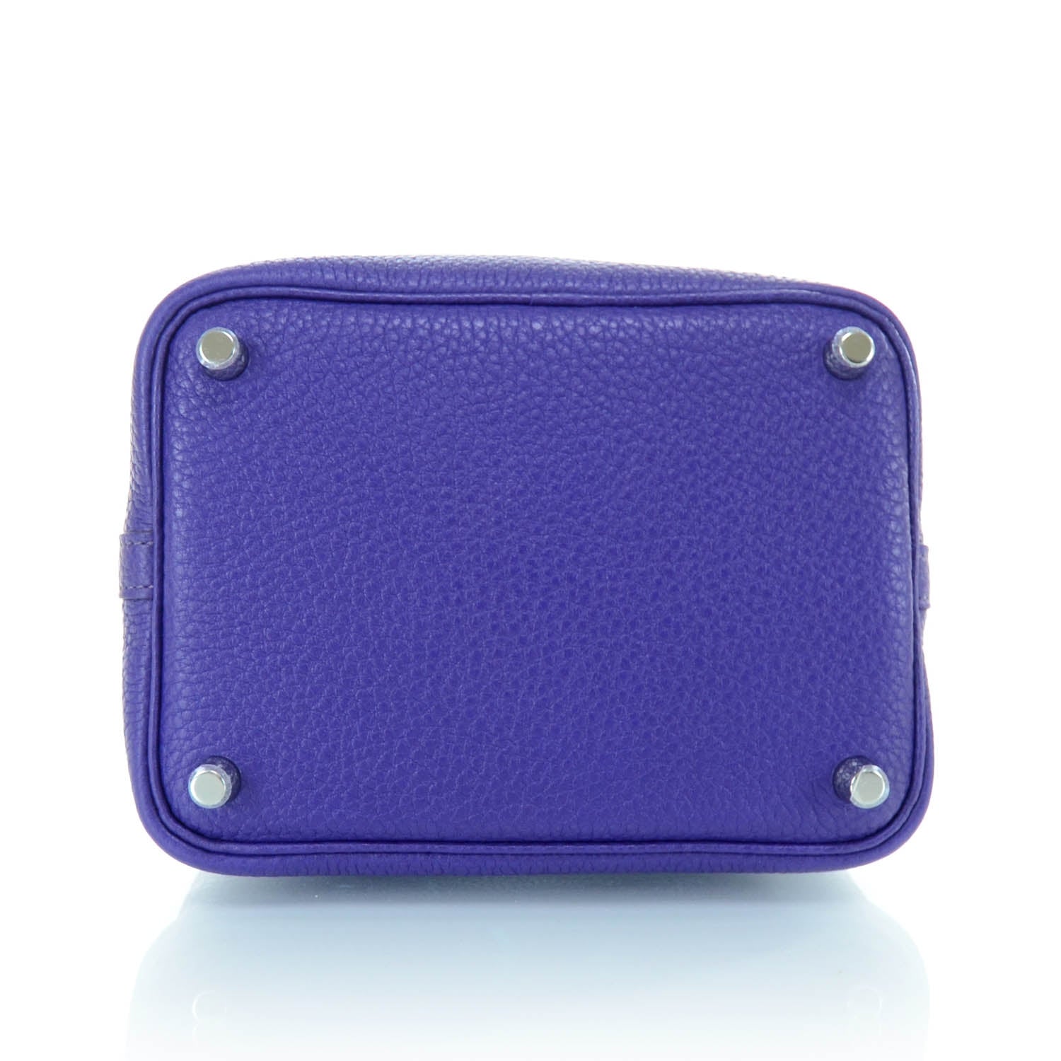 Hermes Taurillon Clemence Picotin PM Iris 5 of 8
