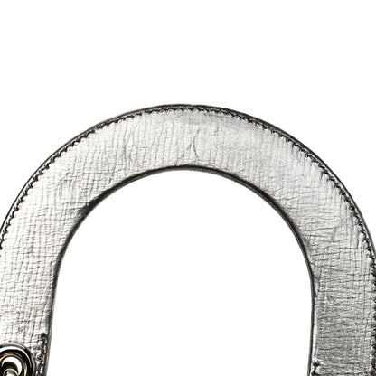 Christian Dior Metallic Grained Calfskin Cannage Small Lucky Badges My Lady Dior Silver 11 of 15
