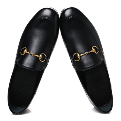 Gucci Lambskin Womens Brixton Horsebit Loafers 38 Black 2 of 11