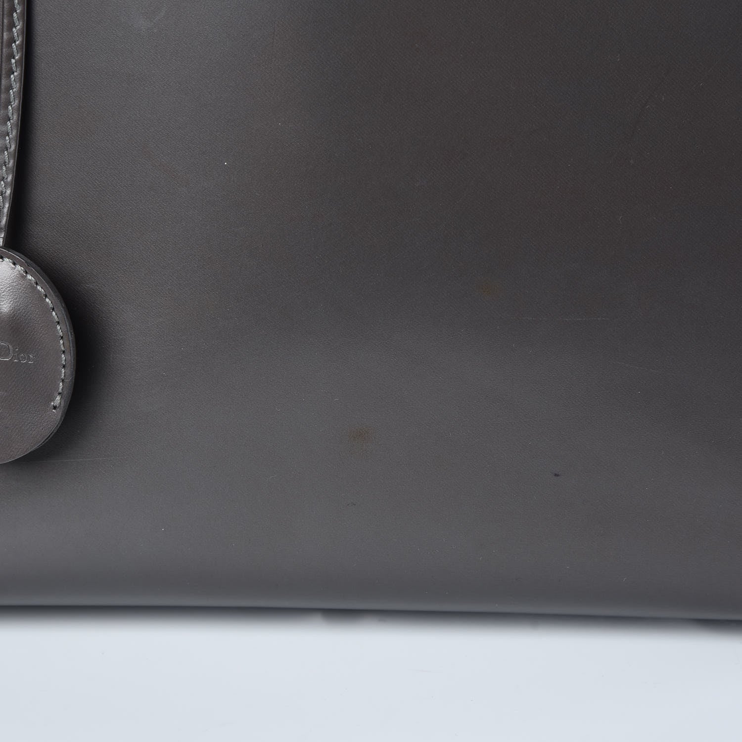 Christian Dior Patent Chrome Beaded Malice Tote Grey 13 of 14