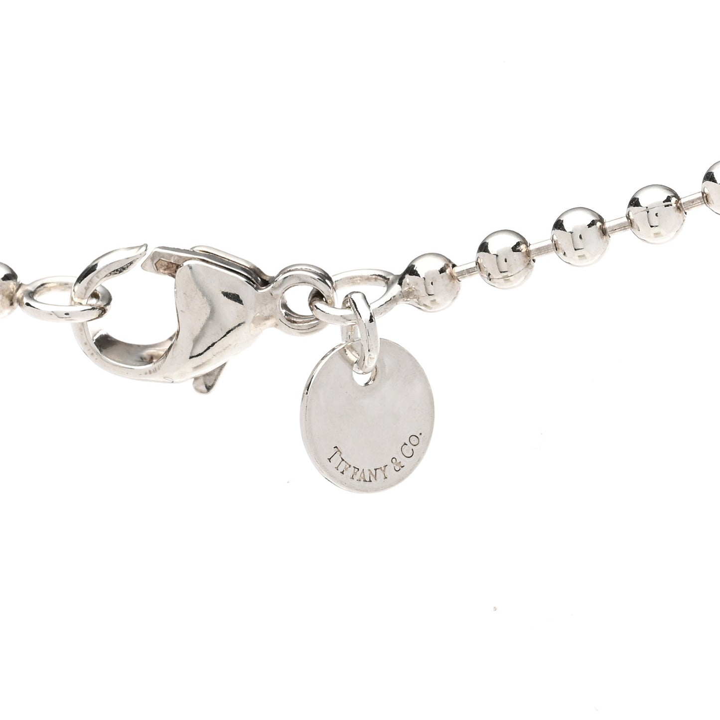 Sterling Silver Large Return to Tiffany Heart Pendant Necklace