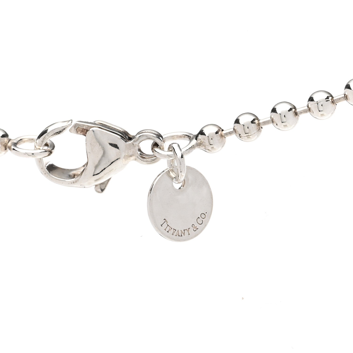 Tiffany Sterling Silver Large Return to Tiffany Heart Pendant Necklace 3 of 4