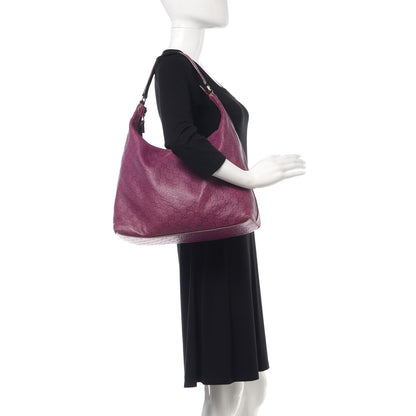 Gucci Guccissima Hobo Purple 2 of 13