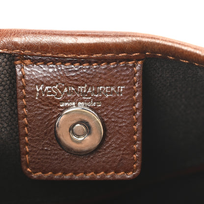 Saint Laurent Buffalo Horn Mombasa Hobo Brown 6 of 9