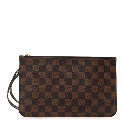 Louis Vuitton Damier Ebene Neverfull MM GM Pochette 1 of 7