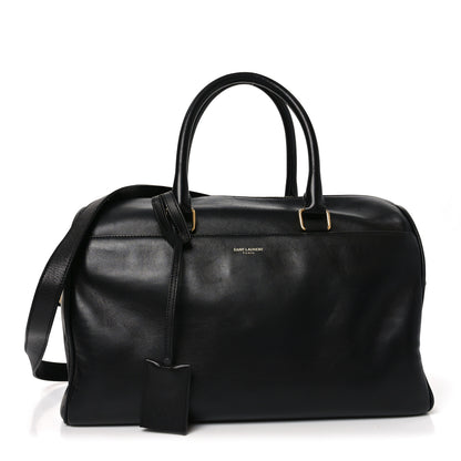 Saint Laurent Calfskin Classic Duffle 6 Black 1 of 10